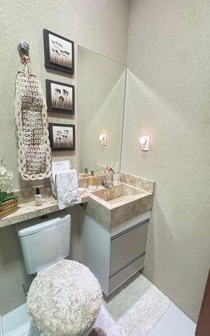 Apartamento à venda com 80m², 3 quartos e 2 vagas Apartamento à venda com 80m², 3 quartos e 2 vagasBanheiro Social
