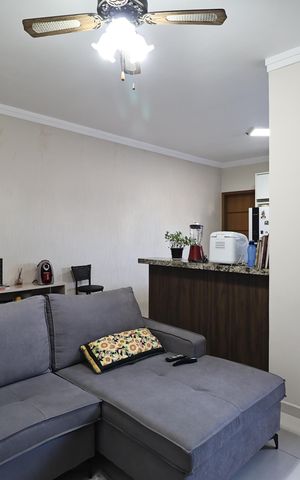 Apartamento à venda com 59m², 2 quartos e 1 vagaSala