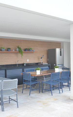 Apartamento à venda com 79m², 2 quartos e 2 vagasÁrea comum - Churrasqueira