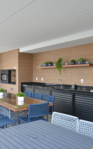 Apartamento à venda com 79m², 2 quartos e 2 vagasÁrea comum - Churrasqueira