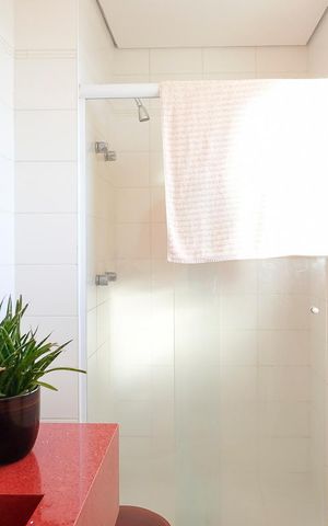 Apartamento à venda com 112m², 3 quartos e 2 vagasBanheiro da suíte