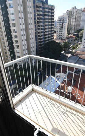 Apartamento para alugar com 72m², 1 quarto e sem vagaSala - Sacada