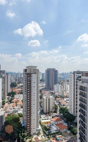 Studio para alugar com 32m², 1 quarto e 1 vaga Studio para alugar com 32m², 1 quarto e 1 vagaVista da Varanda