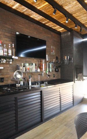 Casa de condomínio à venda com 219m², 3 quartos e 1 vagaChurrasqueira