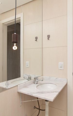 Apartamento à venda com 46m², 2 quartos e 2 vagasBanheiro