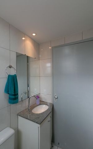 Casa de condomínio à venda com 125m², 3 quartos e 2 vagas Casa de condomínio à venda com 125m², 3 quartos e 2 vagasBanheiro Social