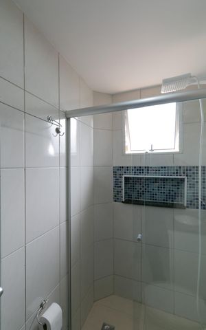 Casa de condomínio à venda com 125m², 3 quartos e 2 vagas Casa de condomínio à venda com 125m², 3 quartos e 2 vagasBanheiro Social