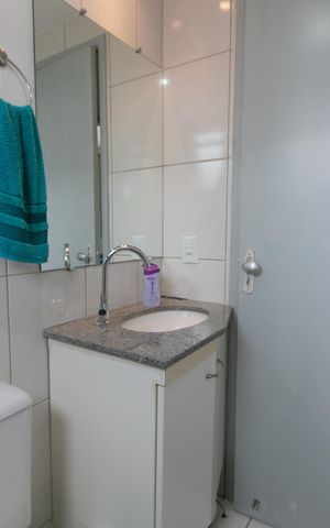 Casa de condomínio à venda com 125m², 3 quartos e 2 vagas Casa de condomínio à venda com 125m², 3 quartos e 2 vagasBanheiro Social