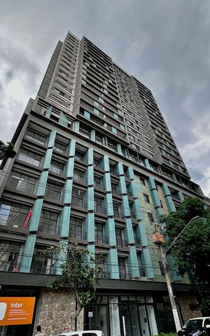 Apartamento à venda com 34m², 1 quarto e 1 vaga Apartamento à venda com 34m², 1 quarto e 1 vagaFachada