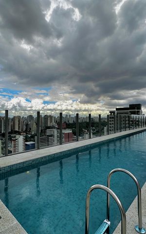 Apartamento à venda com 34m², 1 quarto e 1 vaga Apartamento à venda com 34m², 1 quarto e 1 vagaPiscina