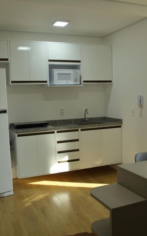 Studio à venda com 25m², 1 quarto e 1 vagaCozinha