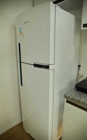 Studio à venda com 25m², 1 quarto e 1 vagaDetalhe da cozinha