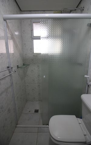 Casa de condomínio para alugar com 106m², 3 quartos e 1 vagaBanheiro da Suíte
