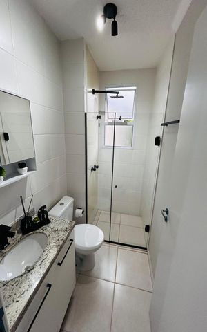 Apartamento à venda com 45m², 2 quartos e 1 vagaBanheiro Social
