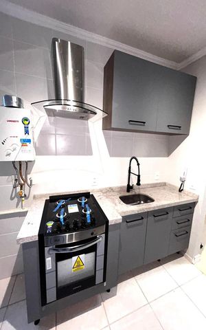 Apartamento à venda com 45m², 2 quartos e 1 vagaCozinha 