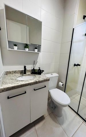 Apartamento à venda com 45m², 2 quartos e 1 vagaBanheiro Social
