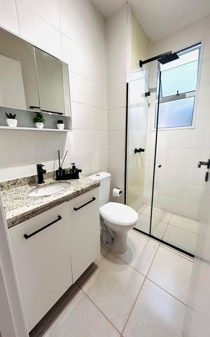 Apartamento à venda com 45m², 2 quartos e 1 vagaBanheiro Social