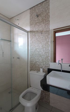 Casa à venda com 85m², 2 quartos e 1 vagaBanheiro da Suite