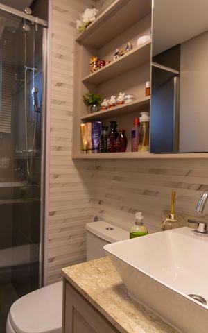 Apartamento à venda com 93m², 3 quartos e 2 vagas Apartamento à venda com 93m², 3 quartos e 2 vagasBanheiro