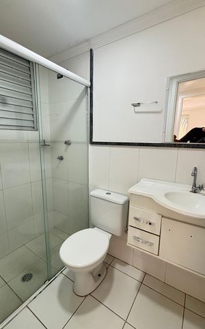 Apartamento para alugar com 46m², 2 quartos e 1 vaga Apartamento para alugar com 46m², 2 quartos e 1 vagaBanheiro