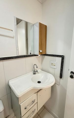 Apartamento para alugar com 46m², 2 quartos e 1 vaga Apartamento para alugar com 46m², 2 quartos e 1 vagaBanheiro