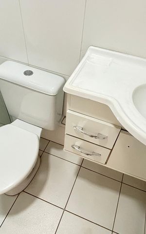 Apartamento para alugar com 46m², 2 quartos e 1 vaga Apartamento para alugar com 46m², 2 quartos e 1 vagaBanheiro