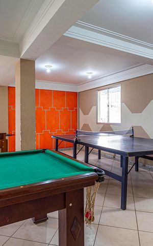Apartamento para alugar com 46m², 2 quartos e 1 vaga Apartamento para alugar com 46m², 2 quartos e 1 vagaÁrea comum - Salão de jogos