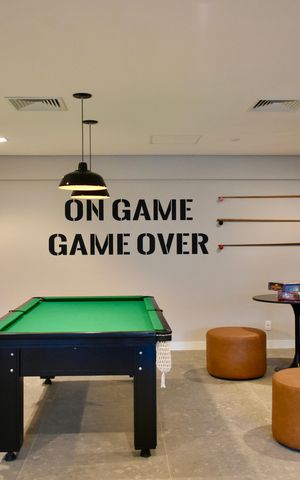 Apartamento para alugar com 35m², 2 quartos e sem vaga Apartamento para alugar com 35m², 2 quartos e sem vagaÁrea comum - Salão de jogos