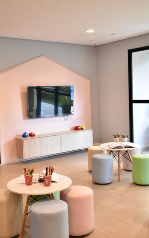 Apartamento para alugar com 35m², 2 quartos e sem vaga Apartamento para alugar com 35m², 2 quartos e sem vagaÁrea comum - Brinquedoteca