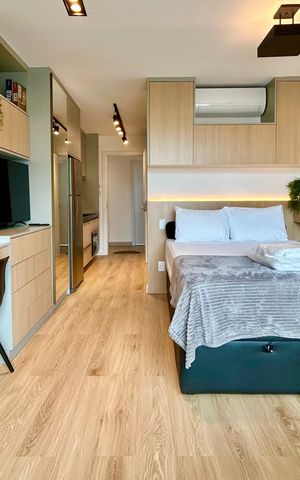 Apartamento para alugar com 29m², 1 quarto e 1 vaga Apartamento para alugar com 29m², 1 quarto e 1 vagaStudio