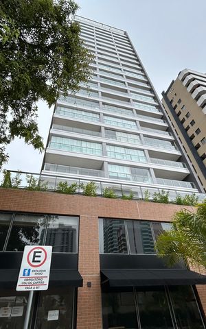 Apartamento para alugar com 29m², 1 quarto e 1 vaga Apartamento para alugar com 29m², 1 quarto e 1 vagaFachada