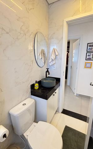 Apartamento para alugar com 74m², 3 quartos e 2 vagas Apartamento para alugar com 74m², 3 quartos e 2 vagasBanheiro