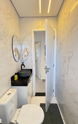 Apartamento para alugar com 74m², 3 quartos e 2 vagas Apartamento para alugar com 74m², 3 quartos e 2 vagasBanheiro