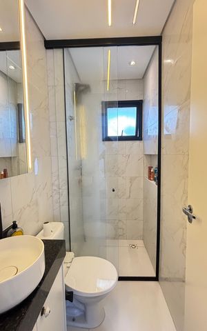 Apartamento para alugar com 74m², 3 quartos e 2 vagas Apartamento para alugar com 74m², 3 quartos e 2 vagasBanheiro da Suíte