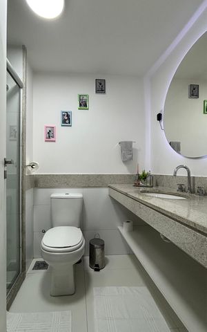 Studio à venda com 54m², 1 quarto e sem vaga Studio à venda com 54m², 1 quarto e sem vagaBanheiro social
