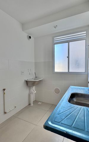 Apartamento para alugar com 45m², 2 quartos e 1 vaga Apartamento para alugar com 45m², 2 quartos e 1 vagaCozinha e Área de Serviço
