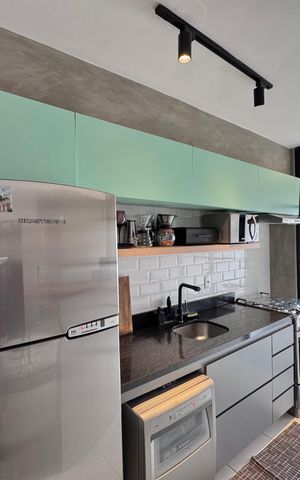 Apartamento à venda com 64m², 2 quartos e 1 vaga Apartamento à venda com 64m², 2 quartos e 1 vagaCozinha e Área de Serviço