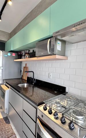 Apartamento à venda com 64m², 2 quartos e 1 vaga Apartamento à venda com 64m², 2 quartos e 1 vagaCozinha e Área de Serviço