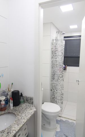 Apartamento à venda com 55m², 2 quartos e 1 vagaBanheiro