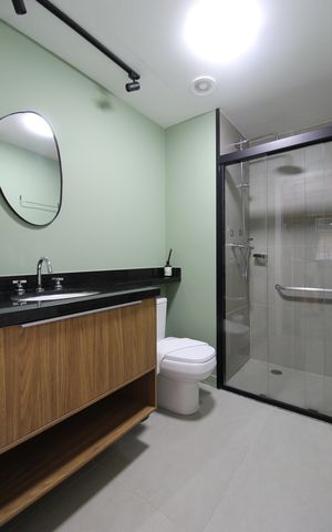 Studio para alugar com 27m², 1 quarto e sem vagaBanheiro