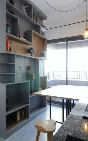 Studio para alugar com 27m², 1 quarto e sem vagaSala/Cozinha