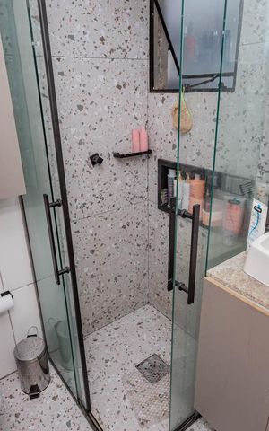 Casa à venda com 110m², 2 quartos e 2 vagasBanheiro da Suíte