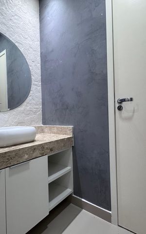 Casa de condomínio para alugar com 200m², 3 quartos e 1 vagaBanheiro Suítes Canadenses