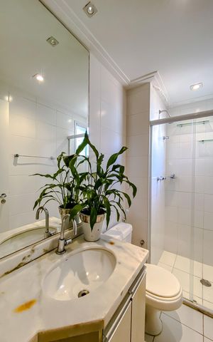 Apartamento à venda com 92m², 3 quartos e 2 vagasBanheiro