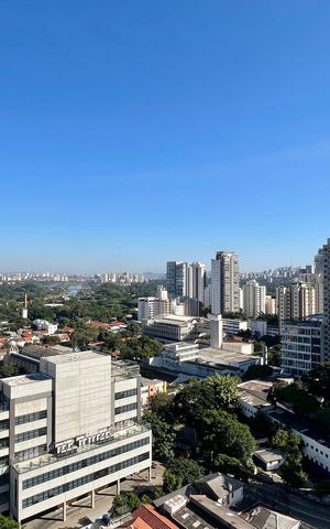 Studio para alugar com 37m², 1 quarto e sem vaga Studio para alugar com 37m², 1 quarto e sem vagaVista da Sacada