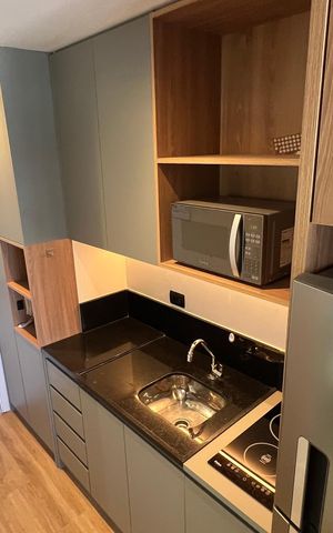 Studio para alugar com 37m², 1 quarto e sem vaga Studio para alugar com 37m², 1 quarto e sem vagaCozinha