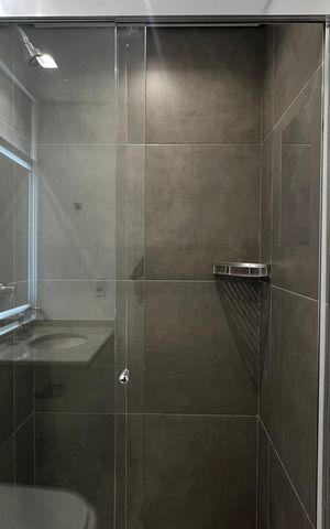 Studio para alugar com 37m², 1 quarto e sem vaga Studio para alugar com 37m², 1 quarto e sem vagaBanheiro