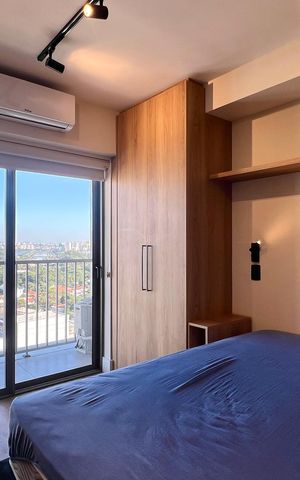 Studio para alugar com 37m², 1 quarto e sem vaga Studio para alugar com 37m², 1 quarto e sem vagaQuarto