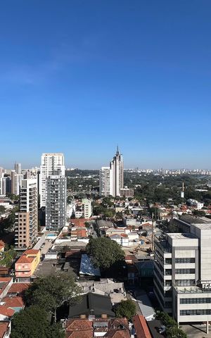 Studio para alugar com 37m², 1 quarto e sem vaga Studio para alugar com 37m², 1 quarto e sem vagaVista da Sacada
