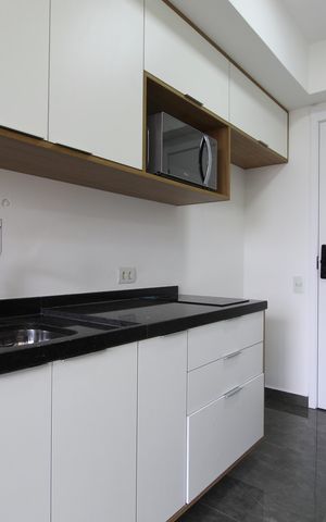 Studio à venda com 21m², 1 quarto e sem vagaCozinha
